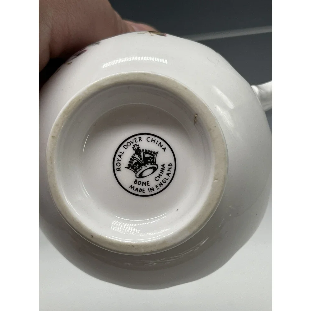 Vintage‎ Royal Dover Bone China Teacup A50